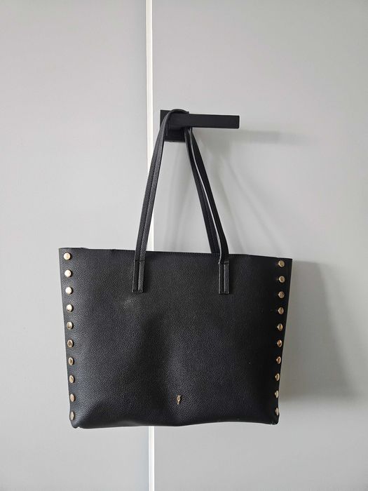 Czarna torebka Ochnik shopper A4