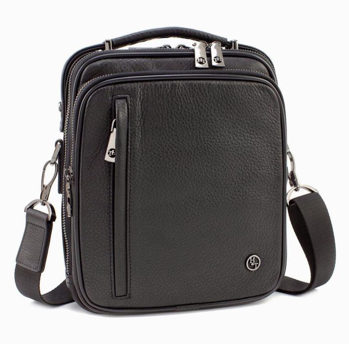 HT Leather Мужская  сумка Барсетка Мессенджер чоловіча шкіряна сумка