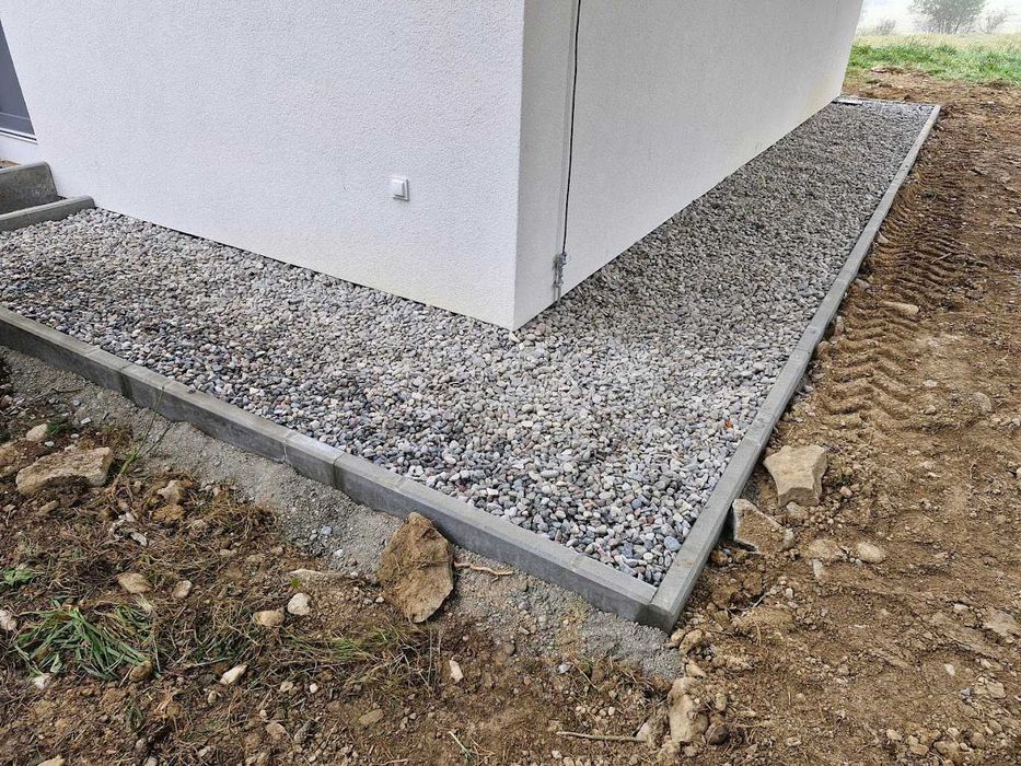 Roboty ziemne prace ziemne Drenaże Budowa dróg Niwelacje teren koparka