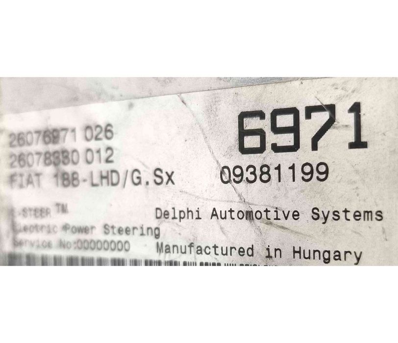Centralina Direção 09381199 - FIAT PUNTO