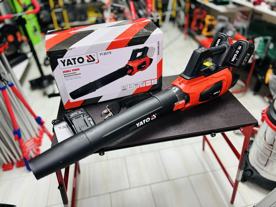 Воздуходувка садовая аккумуляторная 36В YATO YT-85179 (без АКБ и ЗУ)