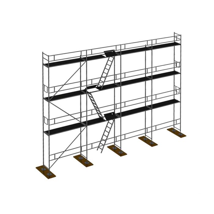 Rusztowanie Aluminiowe Plettac P70 100m2 - Zestaw Rusztowania