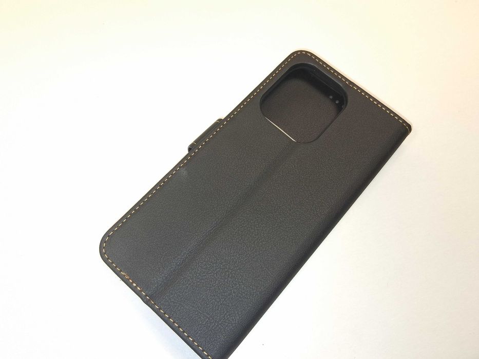 Z200 Etui Portfelowe Ganbary Do Xiaomi Redmi Note 13 4G Czarne Skóra