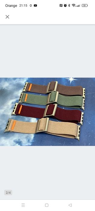 Nylonowe paski pasek do APPLE WATCH 2-9 38MM 40MM 41MM 4 S