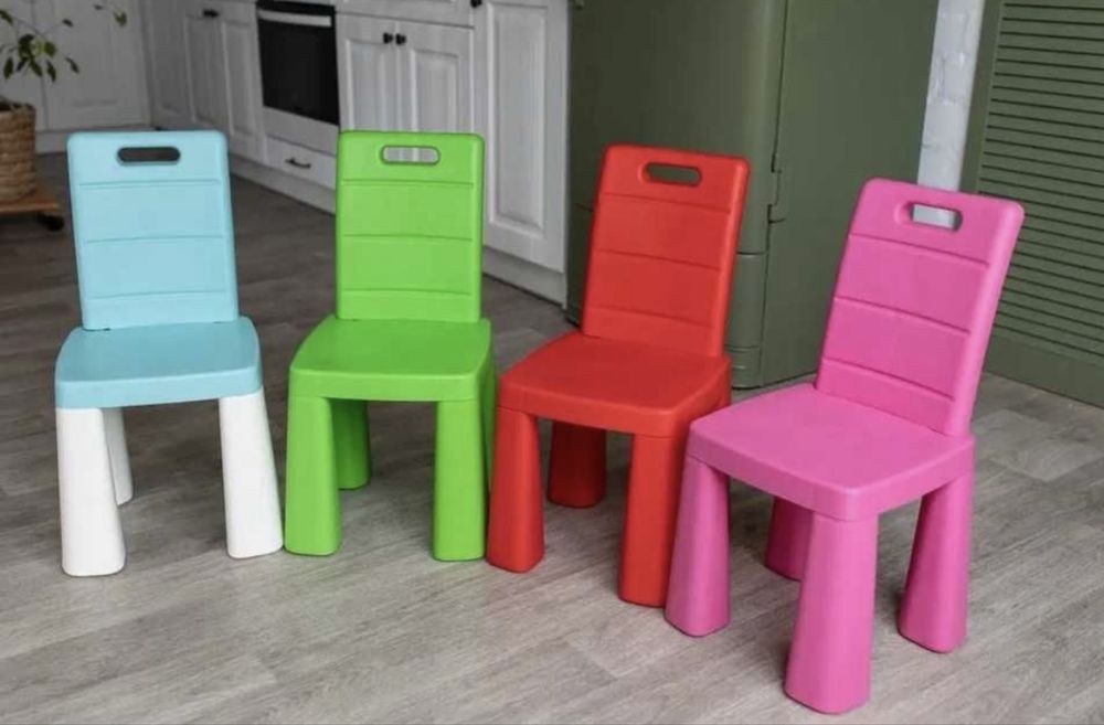 Столик пластиковий дитячий, столик Долоні з кріселком