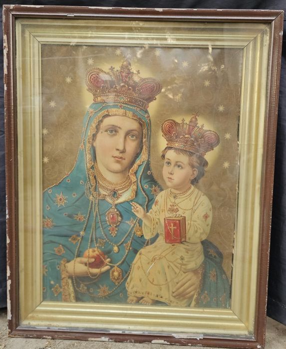 Obrazy religijne oleodruk serce Jezusa