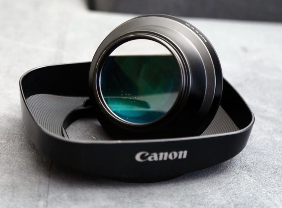 Lente Canon wd-h72 conversora grande angular 72 mm 0,8x