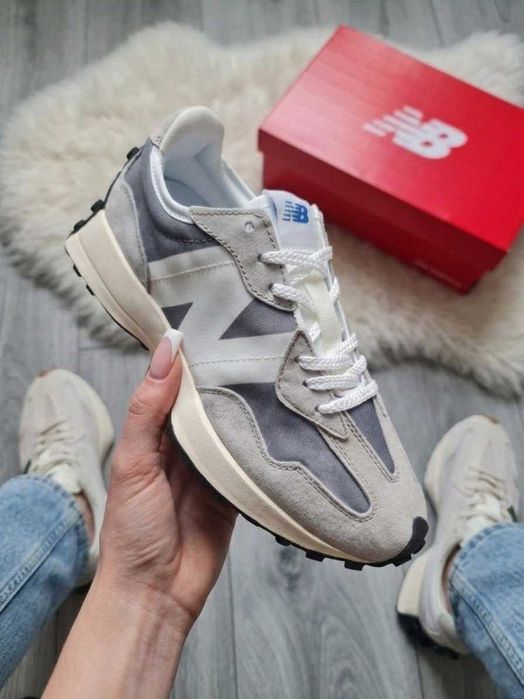 !SALE! New Balance 327 Grey/White 36 37 38 39 40 41 42 43 44 45 nb нб