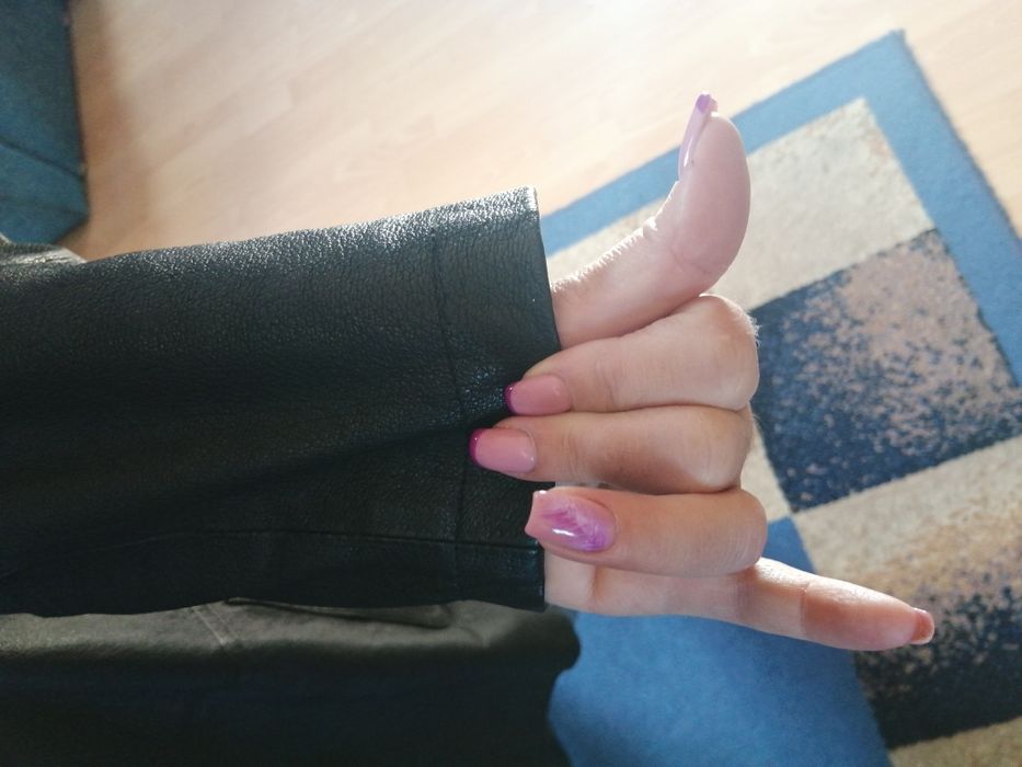 Ładna Duża Kurtka skóra naturalna 4XL