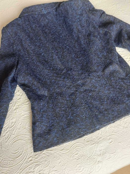 Blazer azul mulher