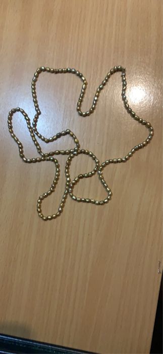 Colar de pedras de agua doce com 90 cm lindo