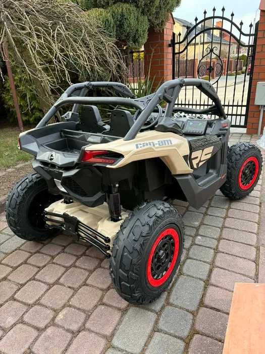 Dwuosobowy Samochód na akumulator Buggy CAN-AM PILOT pompowane koła