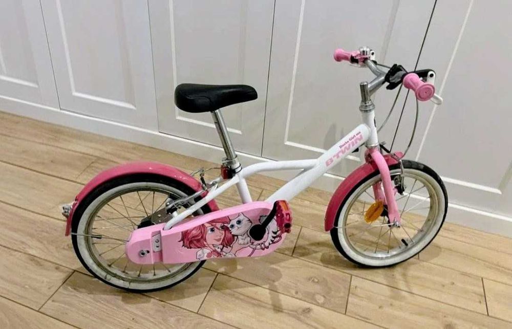 Rower B'twin Decathlon " 16 cali " + kask Decathlon