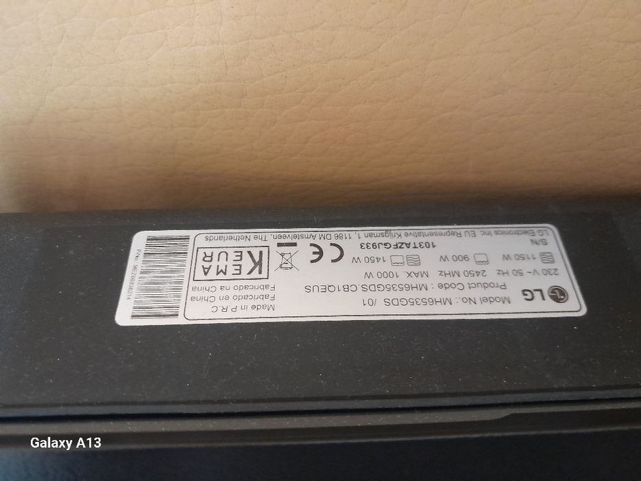 Microondas LG neochef preto