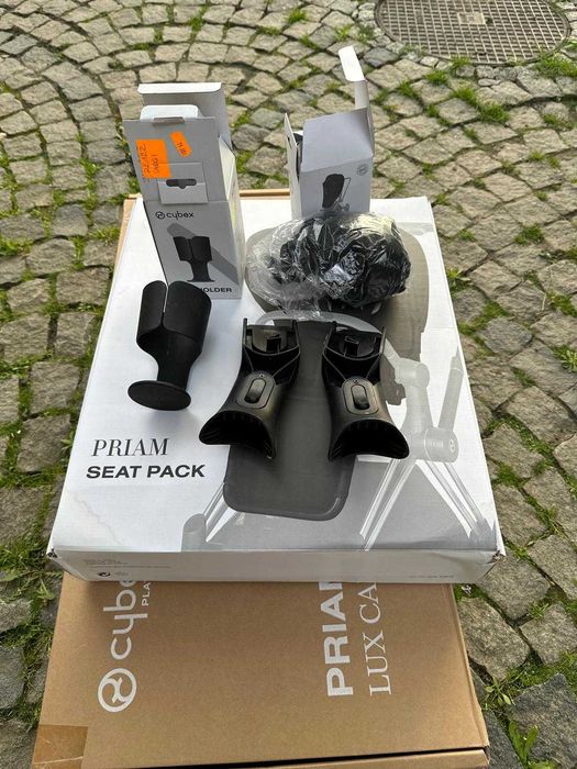 Cybex Priam rose gold gondola+spacerówka i akcesoria