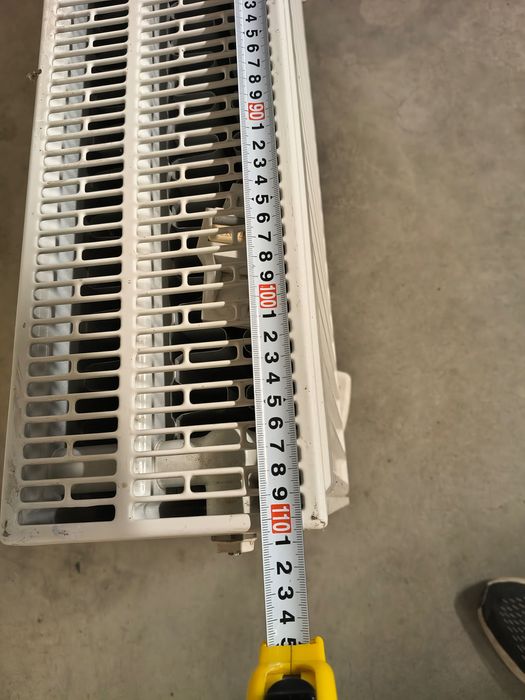 Grzejnik 3 płytowy biały 110cm szerokość