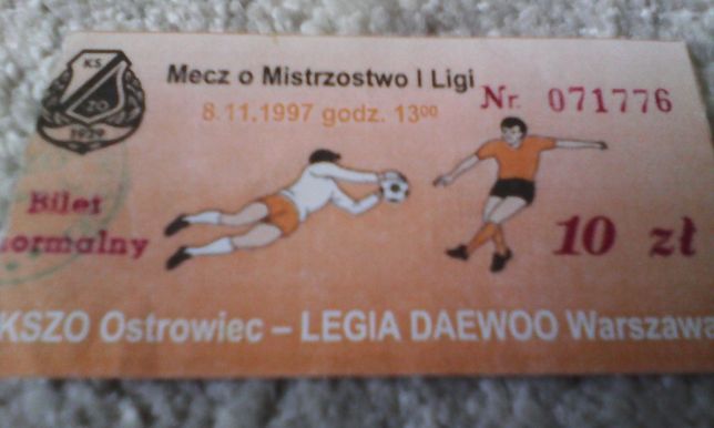 Legia Bilet - OLX.pl