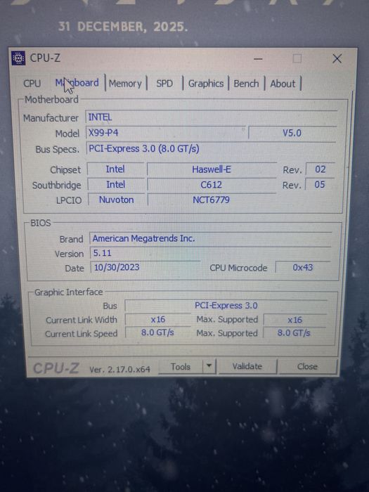 комплект x99-p4 e5 2670 v3 с кулером на процесор, без опретивки
