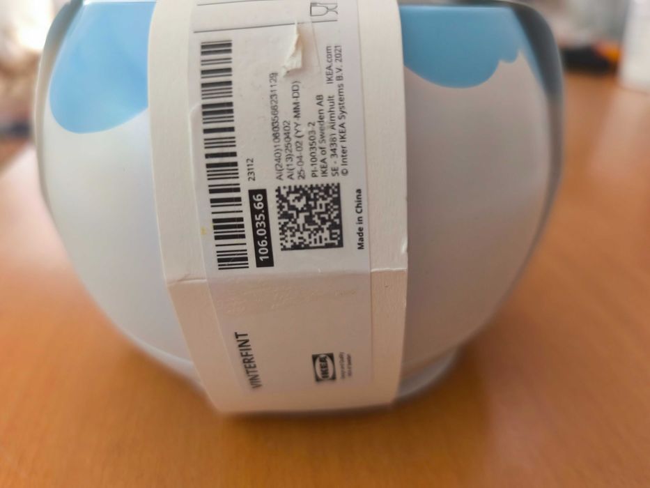 Caneca/Chávena IKEA VINTERFINT – Design Original (Nova)