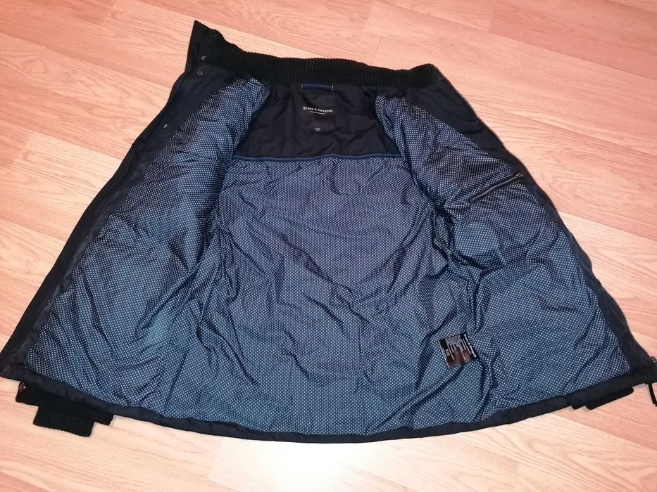 BRUUN&STENGADE  kurtka pikowana z kapturem