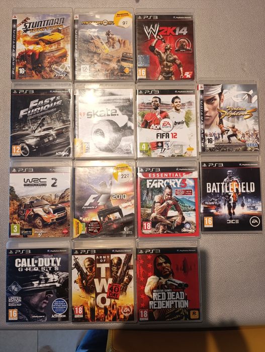 Jogos PS3 como novos