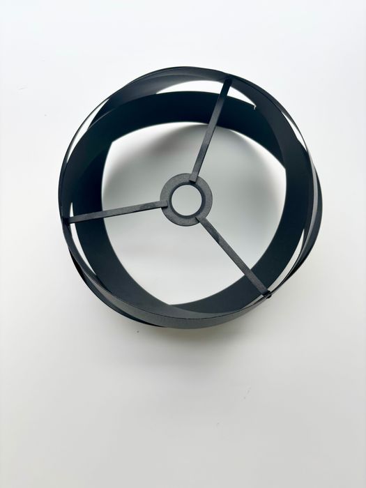 Żyrandol 25 cm średnica metalowy