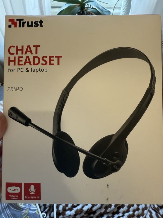 Гарнітура Trust Primo chat 3.5 mm . Чорного кольору