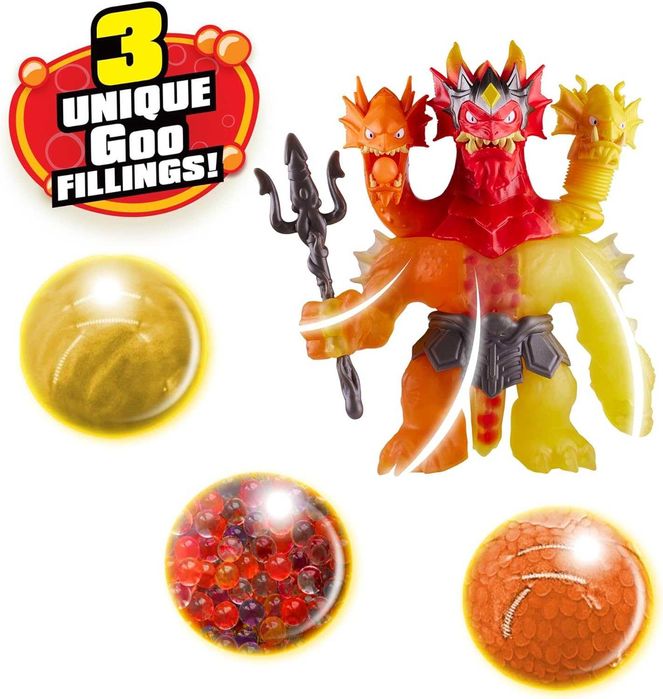 Goo Jit Zu Gigante King Hydra Lava Fury (Novo / Selado) – Edição Especial