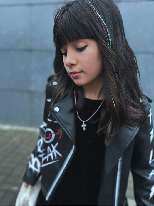 Шкіряна куртка косуха (8-10р)