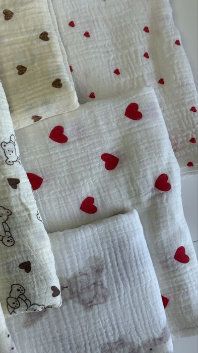 педюшки муслін • муслінові пелюшки 100*100 • дитячі пелюшки