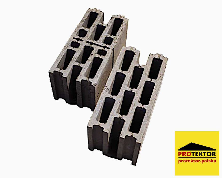 pustak ALFA 24cm bloczek szlakowy fundament żużlo-betonowy mur piwnica