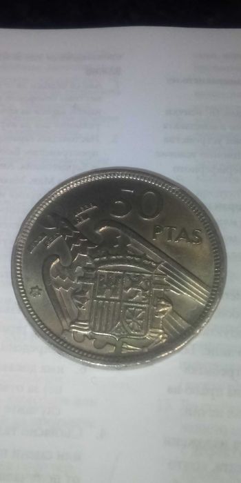 50 pesetas 1957 estrela 58