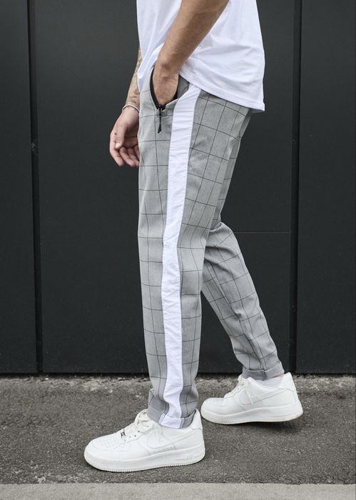 Штани STAFF чоловічі чінос line gray