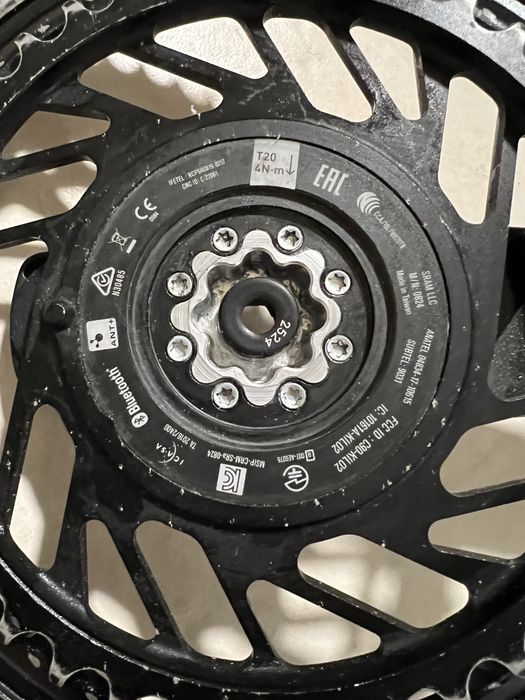 Prato sram red 52/39T com potenciometro