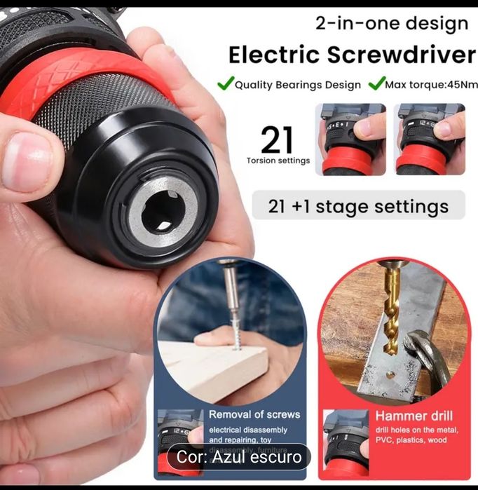 Parafusadeira elétrica 16 volts