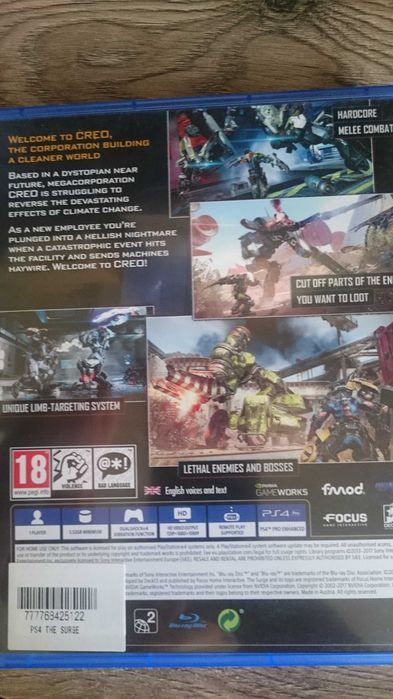 Gra The Surge PS4 IDEAŁ polska wersja Horizon Playstation 4 GTA 5