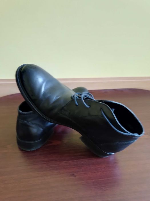 Buty męskie markowe 100% skóra modne SZTYBLETY tanio rozmiar  42.