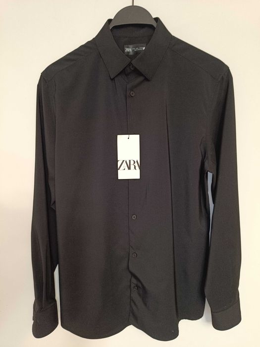 NOWA!! koszula męska ZARA, rozm. XL,w kolorze czarnym-Nowa kolekcja!!