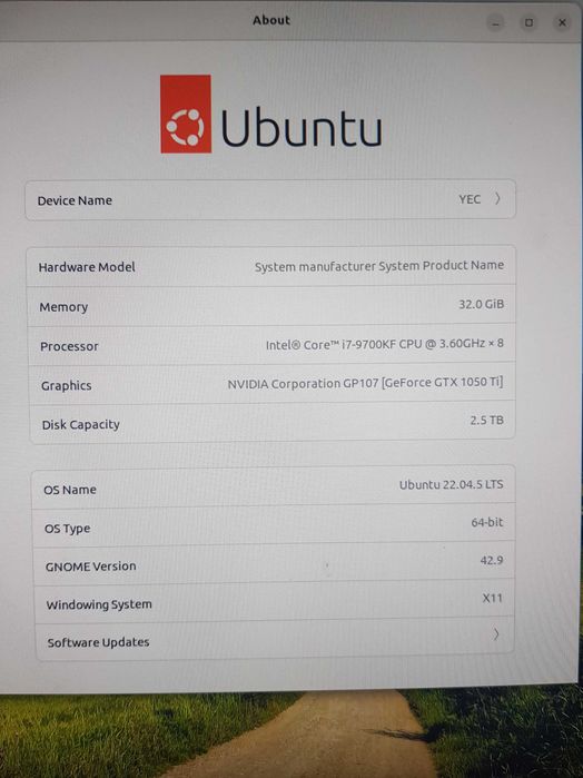 Системний блок - Intel i7-9700KF 3.6, DDR5 32GB,Nvidia GTX 1050 Ti 4GB