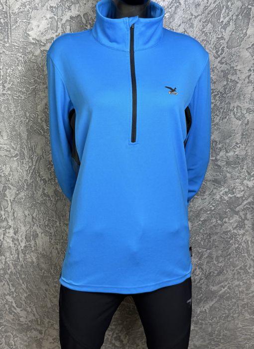 Salewa кофта лонгслив 52 XL размер женская трекинговая синяя