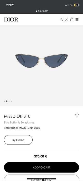 Óculos de sol Christian Dior MISSDIOR B1U