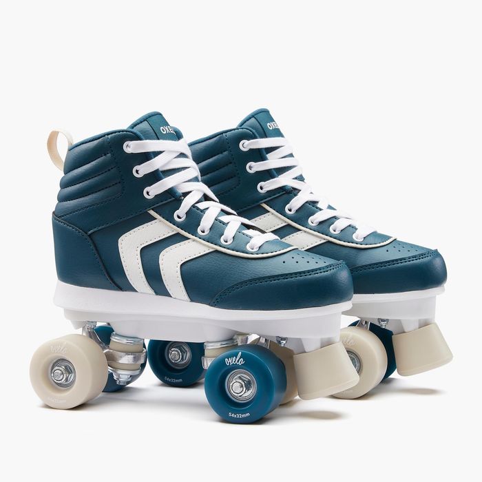 Patins de 4 Rodas criança QUAD 100 JR azul marinho