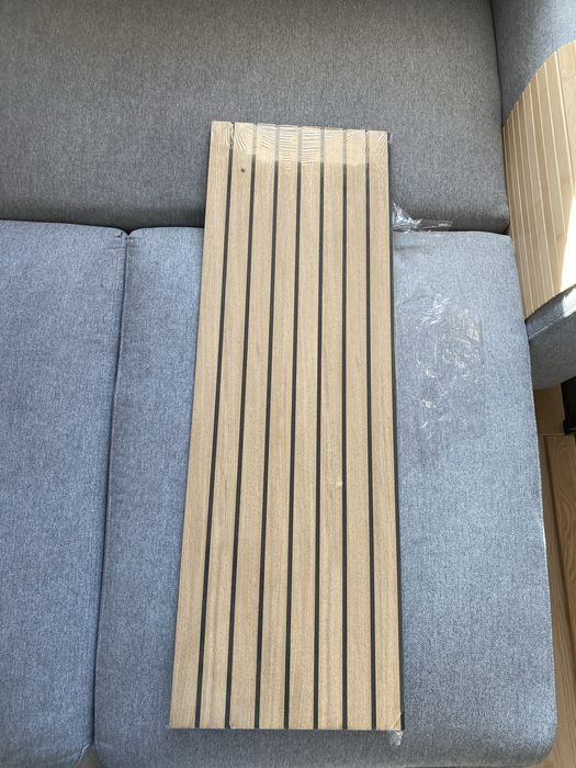 Panel akustyczny 90x30 dąb na czarnym filcu