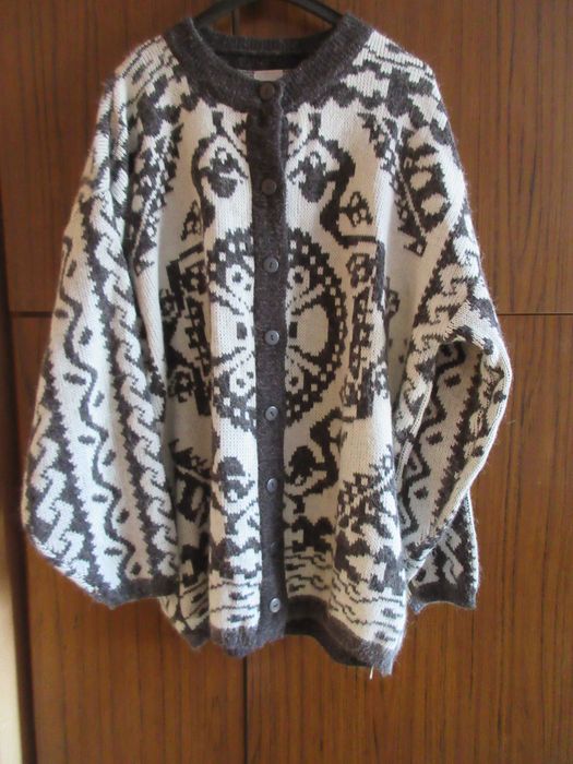 Sweter kardigan rozpinany wzory roz 44/46
