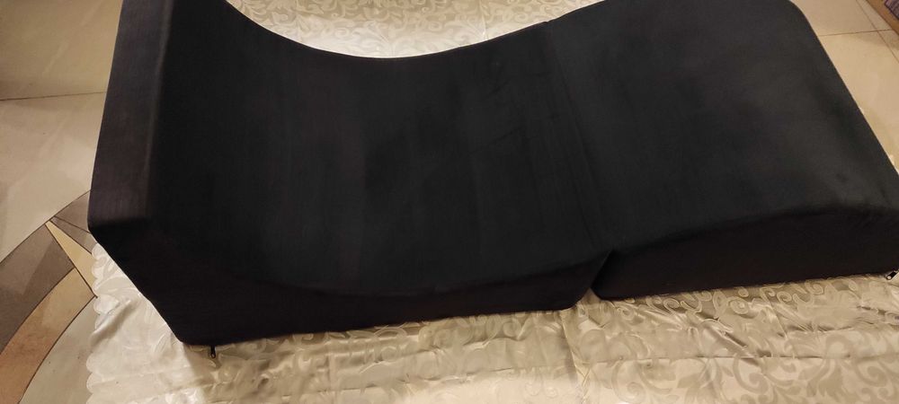 Leżanka składana kolor czarny