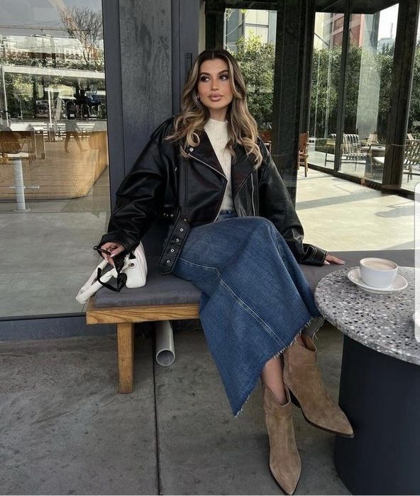 Без торгу!Стильна джинсова спідниця zara S нова