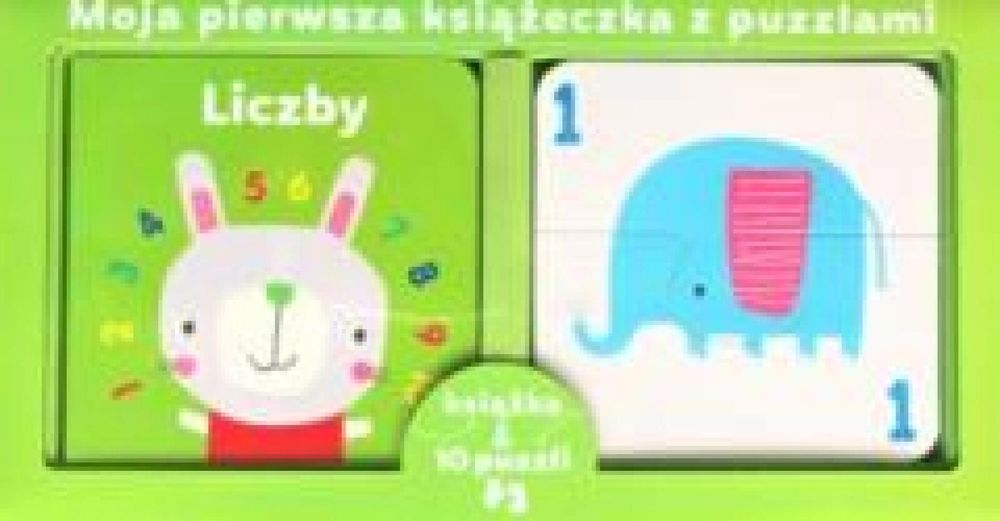 Książka & 10 puzzli liczby Yoyo Books praca zbiorowa Rok wydania: