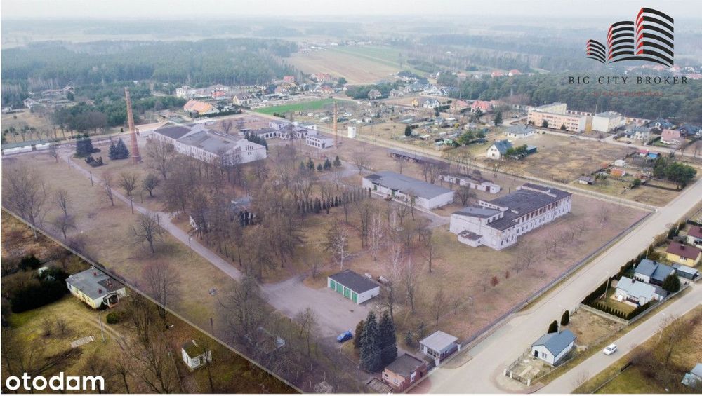 Teren inwestycyjny z halą i pom. magazynowymi