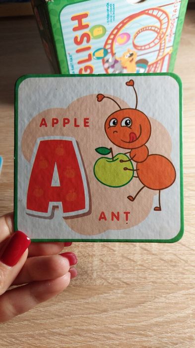 Абетка  Англійська/карточки с буквами/алфавит
