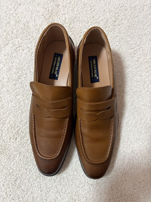 Sapatos formais castanhos Under blue